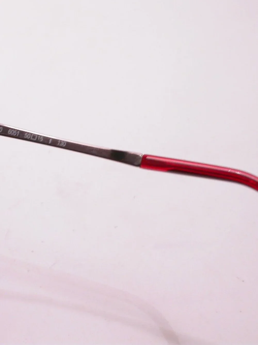 Silhouette Titan Flat Red Clear Light Weight Eyeglasses Made in Austria